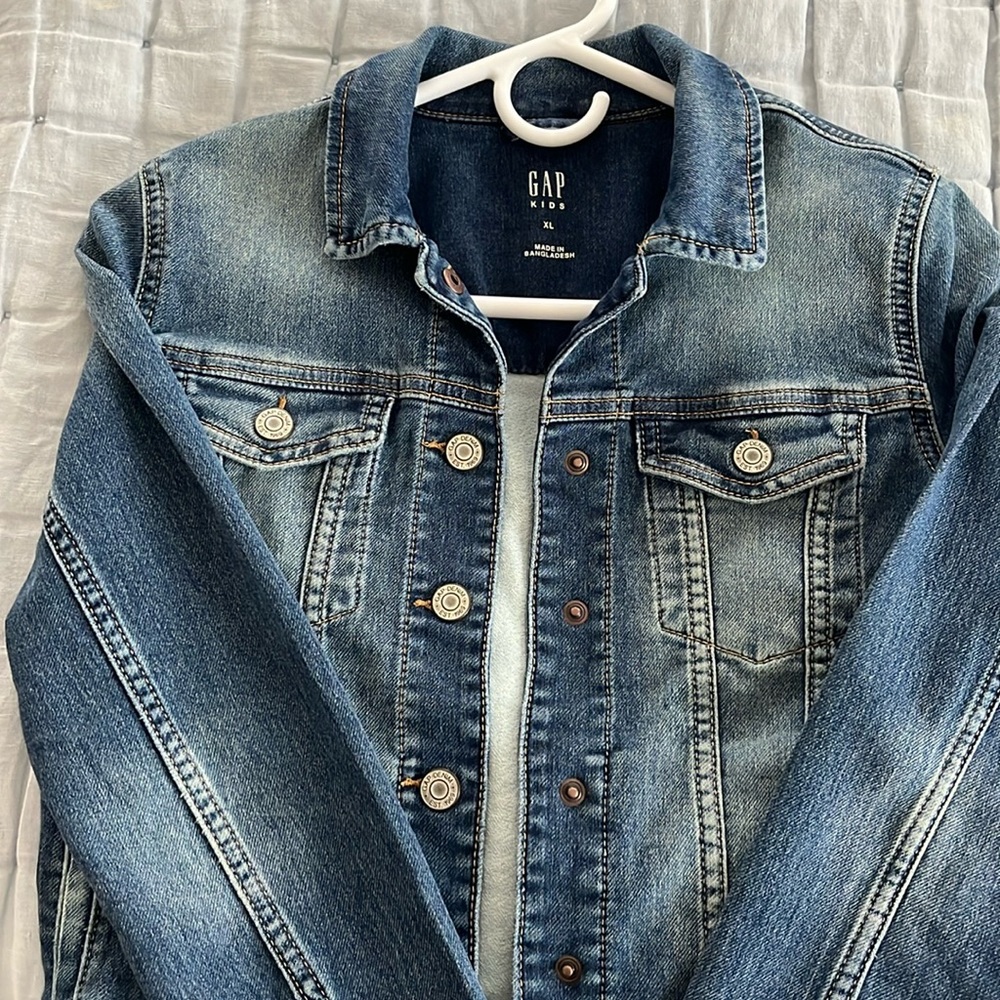 Gap kids Jean jacket XL